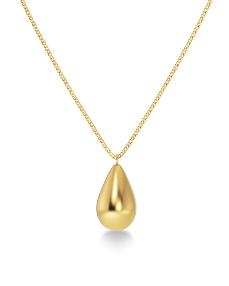 Halsband drop necklace stål 2