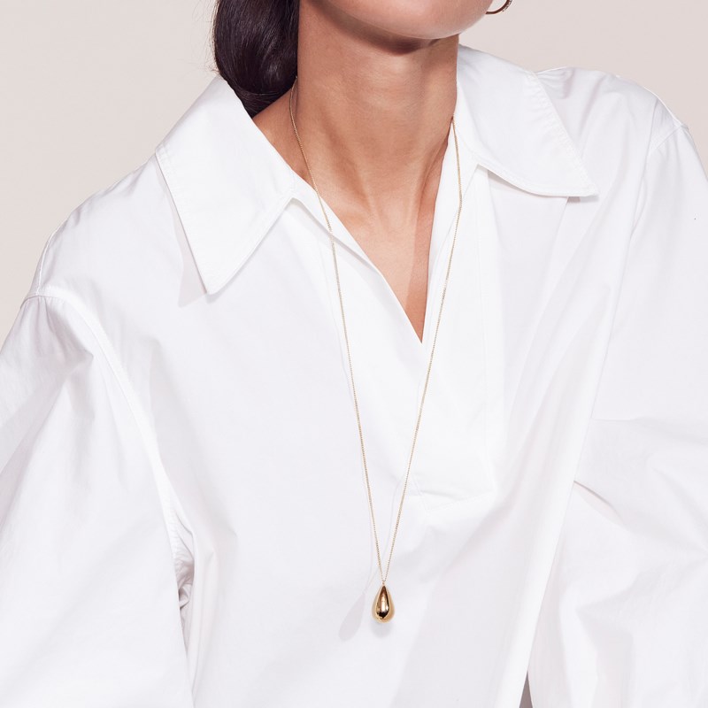 Halsband drop necklace stål 3