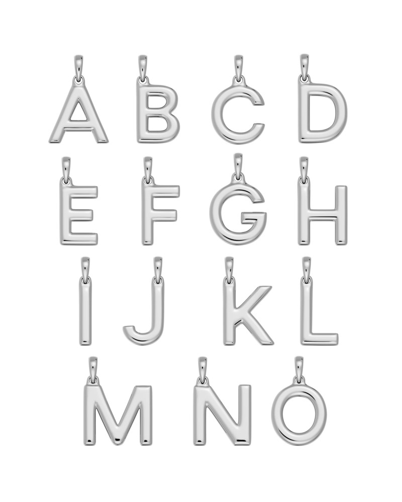 Hängen initial a-ö charm förgyllt stål 1