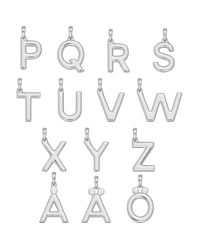 Hängen initial a-ö charm förgyllt stål 2