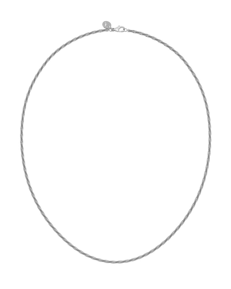 Halsband tinsel thin necklace stål 1
