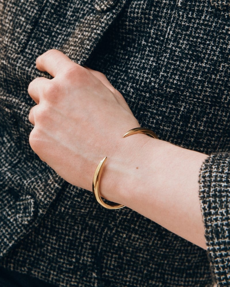 Armring crest bangle förgyllt stål 3