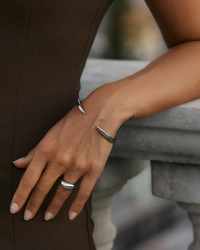 Armring crest bangle förgyllt stål 3