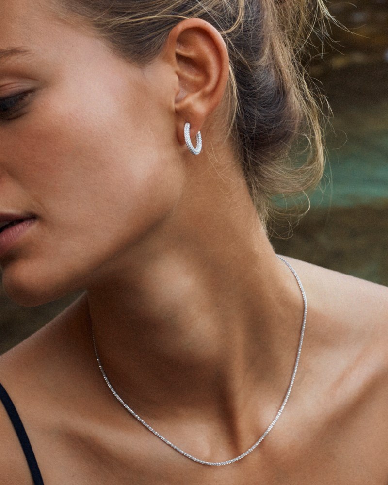 Halsband dazzle chain silver 2