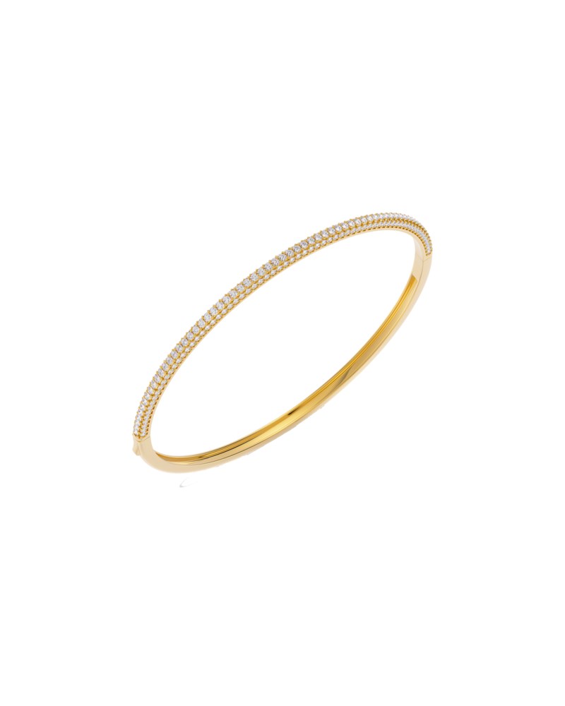 Armring luxe bangle förgyllt stål 1