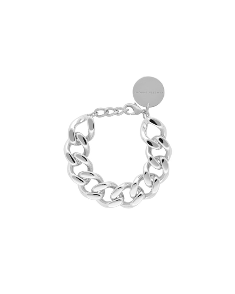 Armband mini flat chain bracelet gold 1