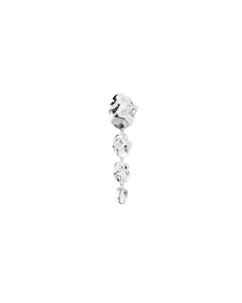 Örhänge moulded long single earring guld 1