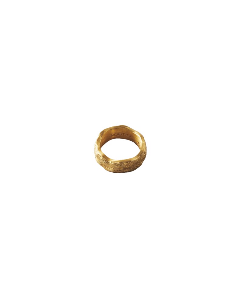 Ring chunky gult guld 1