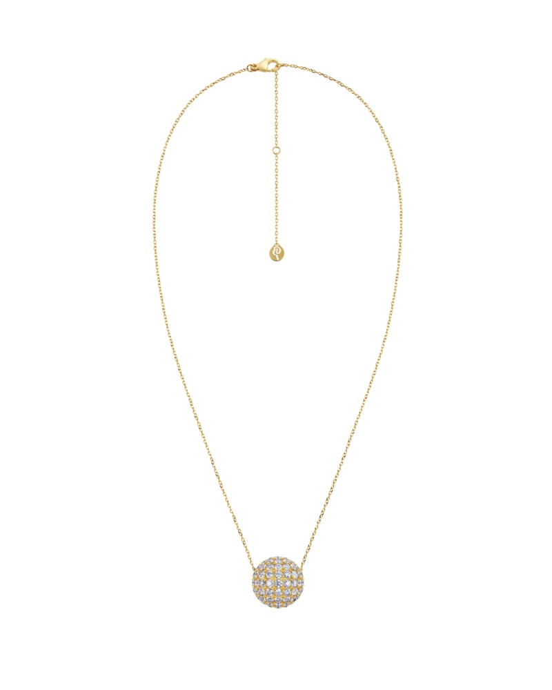 Halsband bead sparkle necklace stål 1