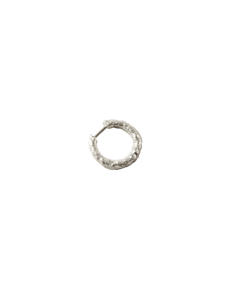 Örhänge mid hoop silver 1