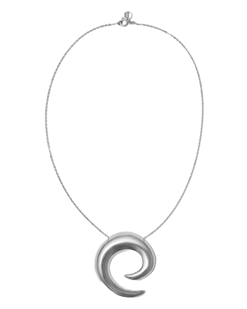 Halsband mini saturn necklace silver 1