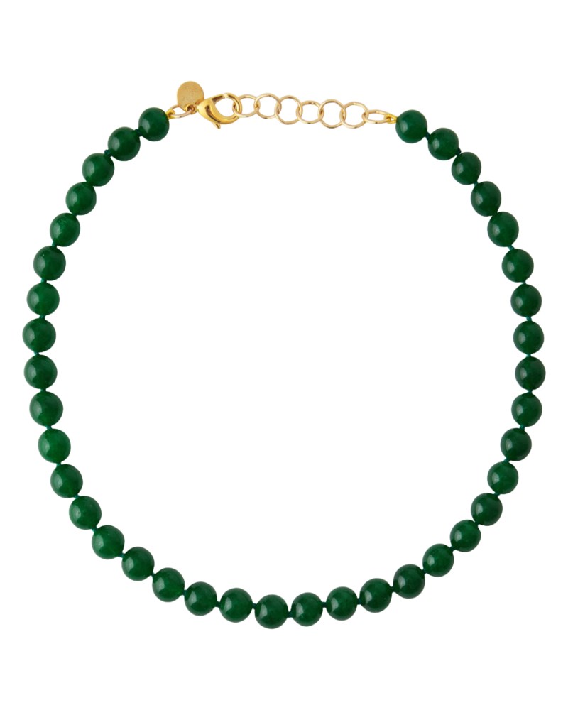 Halsband candy stone förgyllt mässing 1