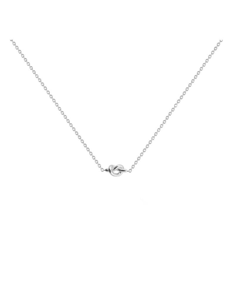Halsband knot necklace förgyllt silver 1