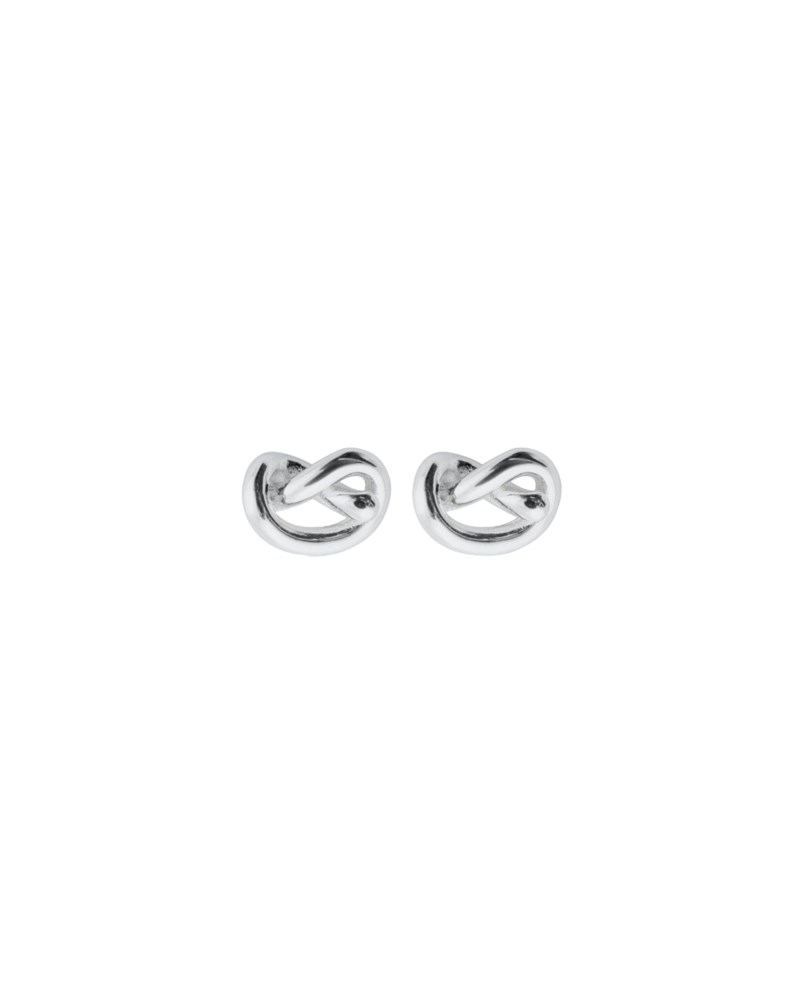 Örhängen knot studs silver 1