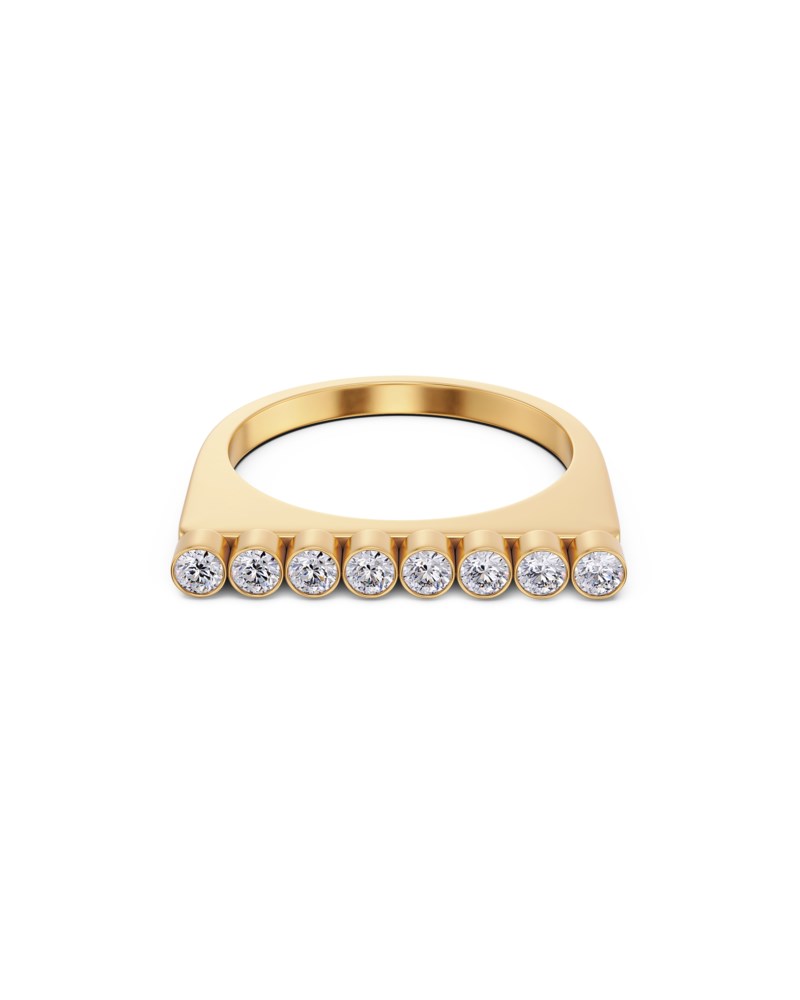 Ring twiggy cz rostfritt stål 2
