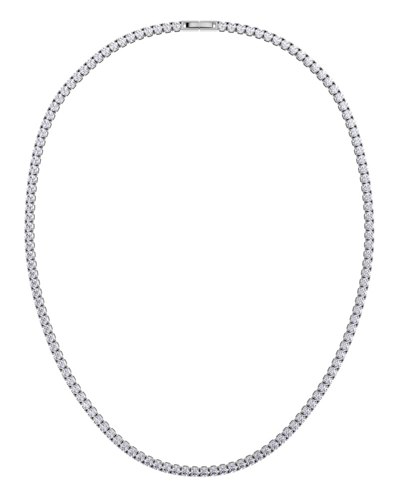 Halsband tennis necklace förgyllt rostfritt stål 1