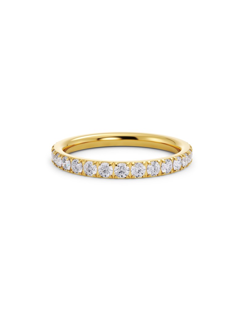 Ring glow förgyllt rostfritt stål 2