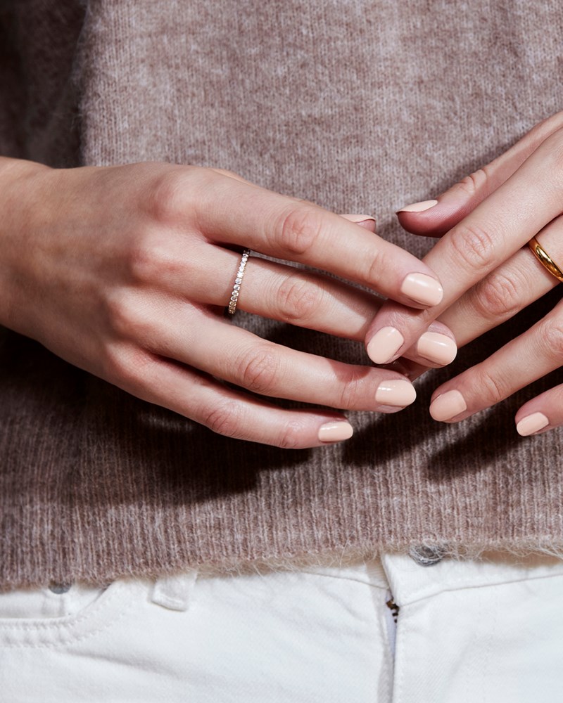 Ring glow förgyllt rostfritt stål 3