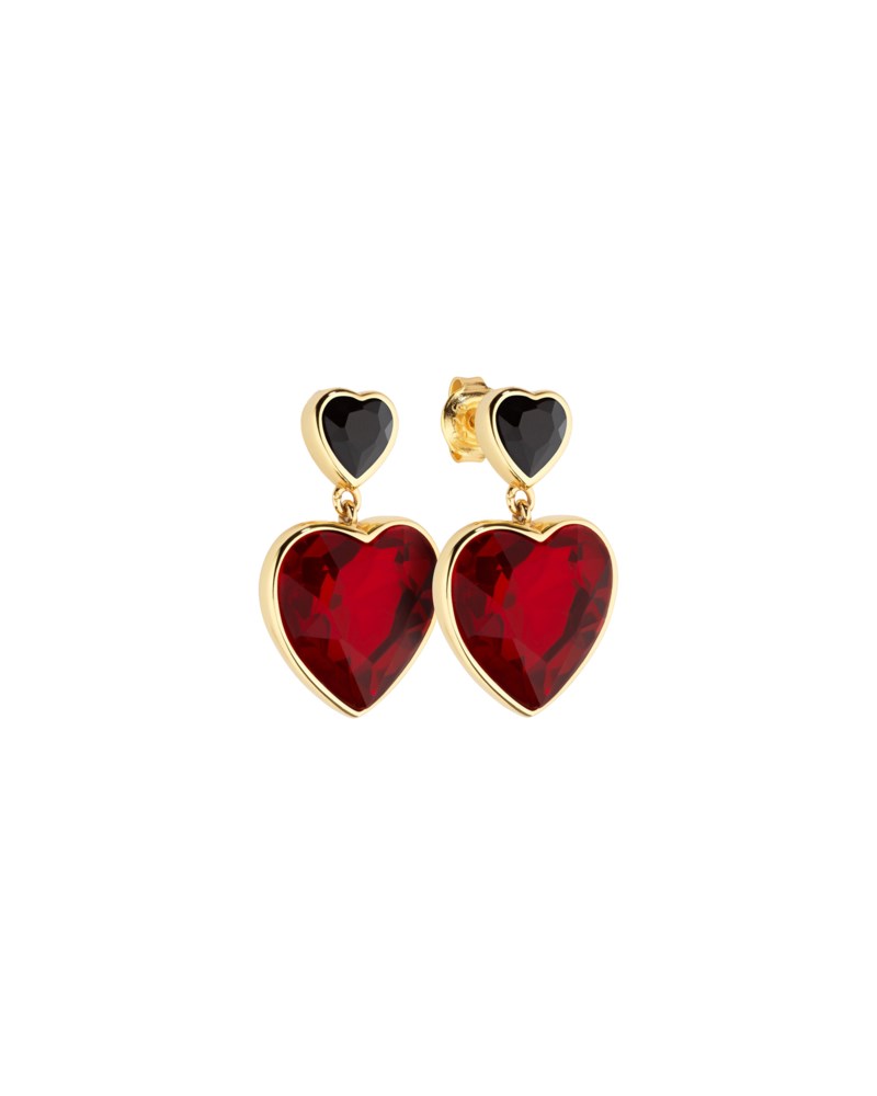 Örhängen eternal love vanity earrings redblack 1