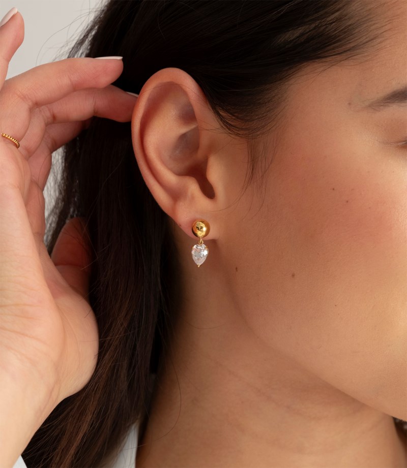 Örhängen katie earrings förgyllt silver 2