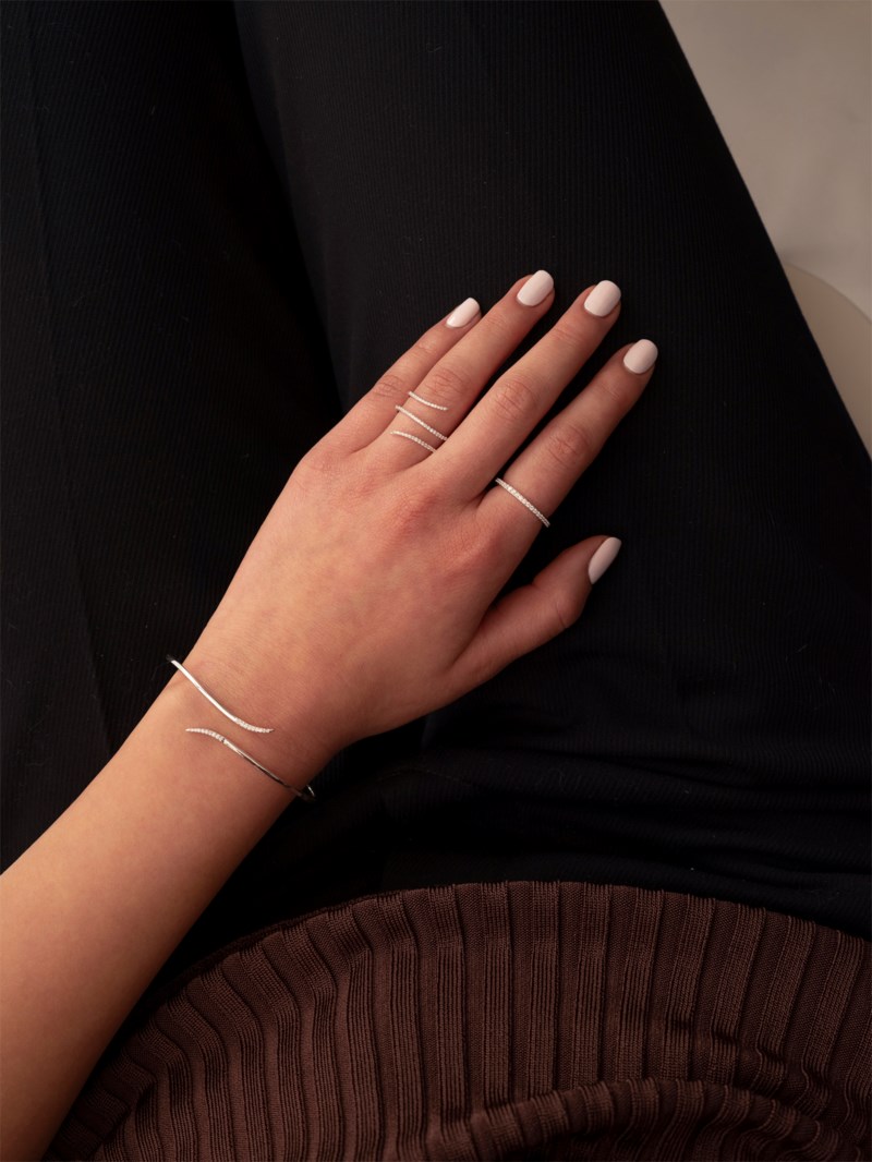 Syster P Armring sparkle wrap bangle dam – bild 2