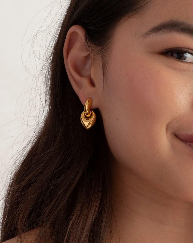 Örhängen melinda earrings förgyllt silver 2