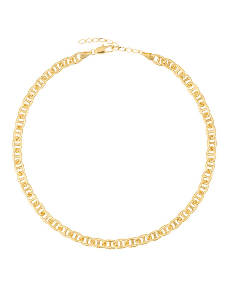 Halsband betty chain necklace förgylld mässing 1