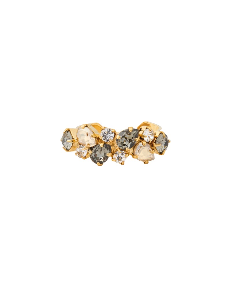 Ring gabriella black golden combo 1