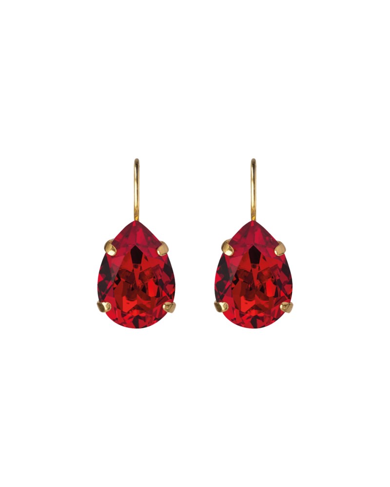 Örhängen mini drop clasp earrings light siam 1
