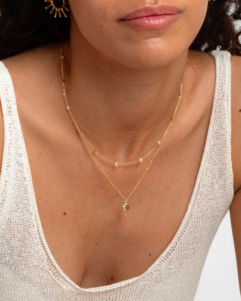 Halsband solea förgyllt silver 2