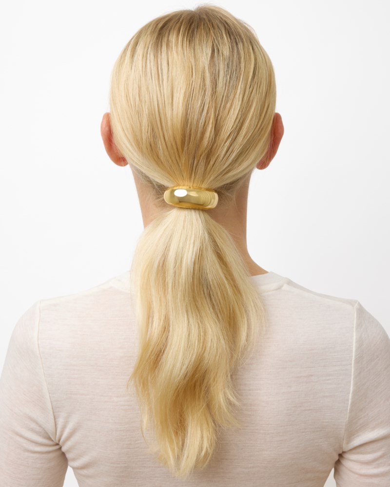 Hårspänne the thea hair tie silverpläterad mässing 2