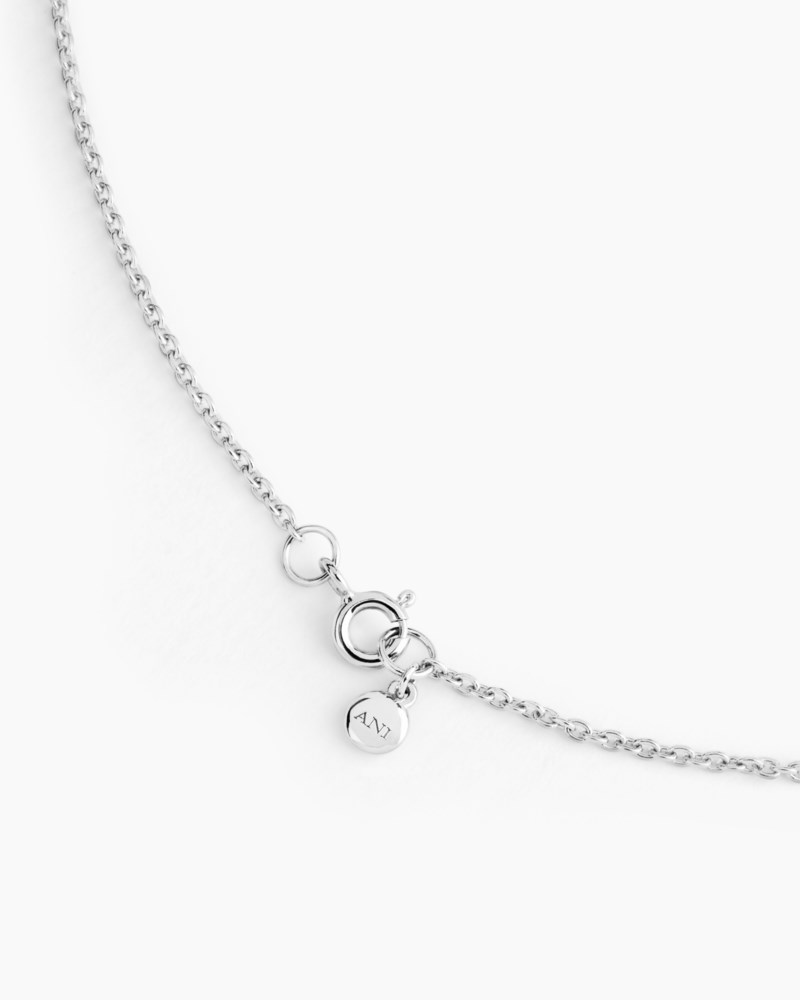 Halsband emerald chain necklace förgyllt silver 2