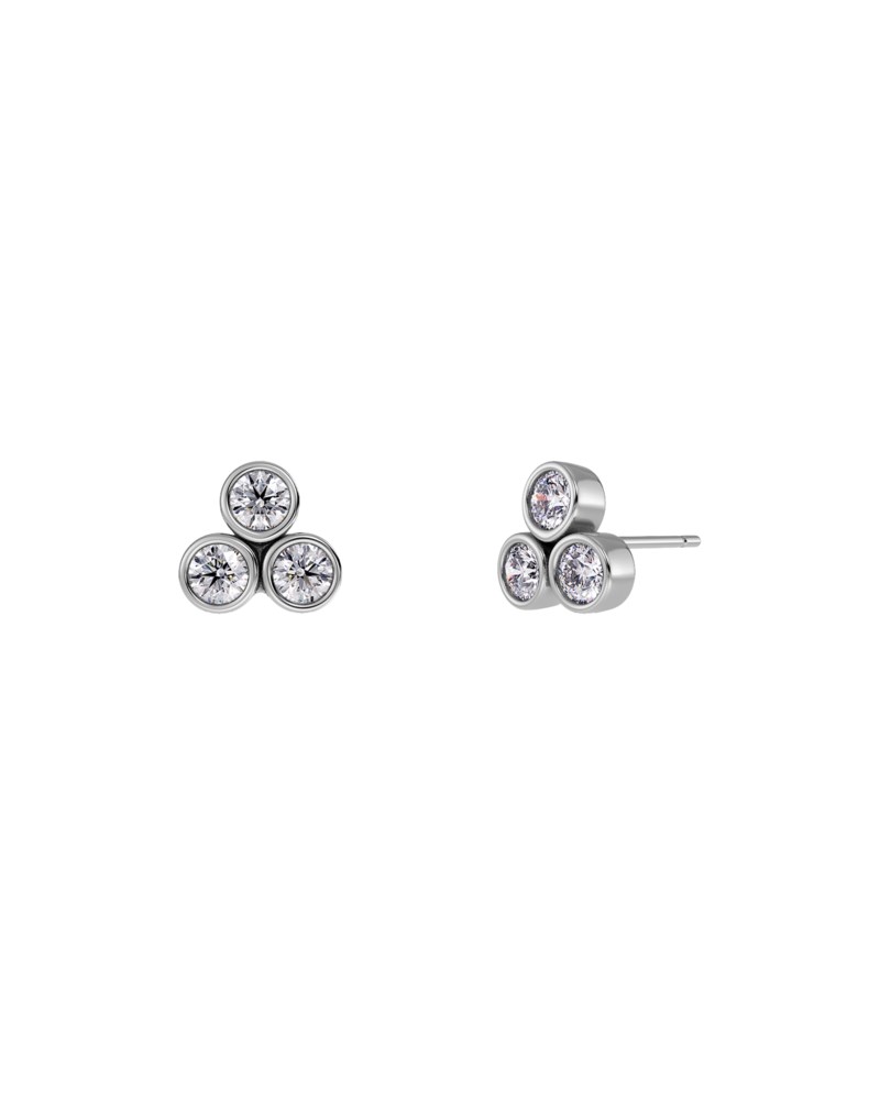 Örhängen wi25 barre studs stål 1