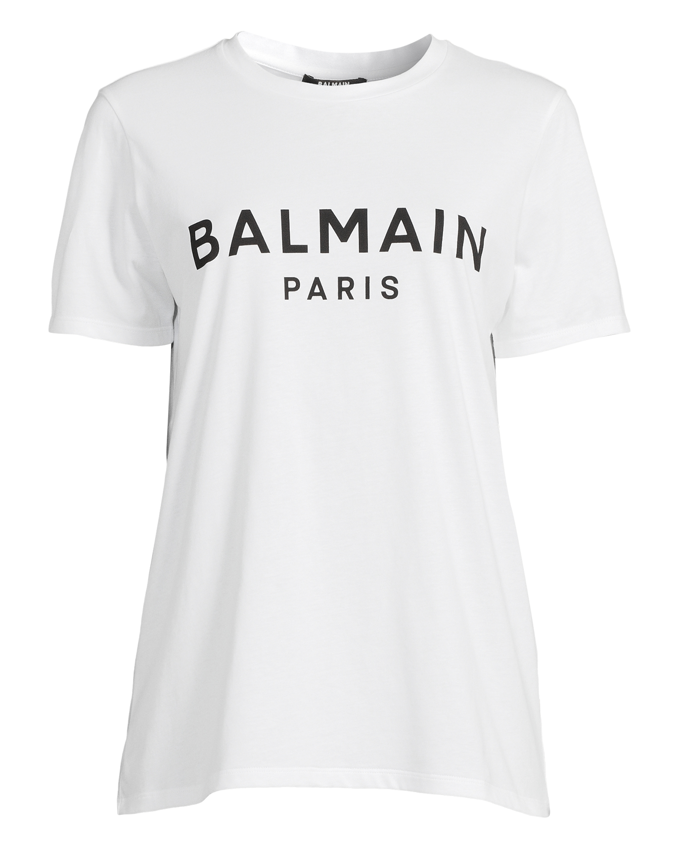 Balmain - T-shirt med tryck vit | NK