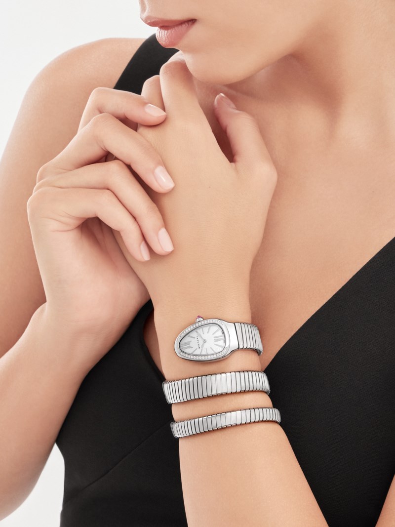 Bvlgari Klocka serpenti tubogas 35mm dam – bild 5