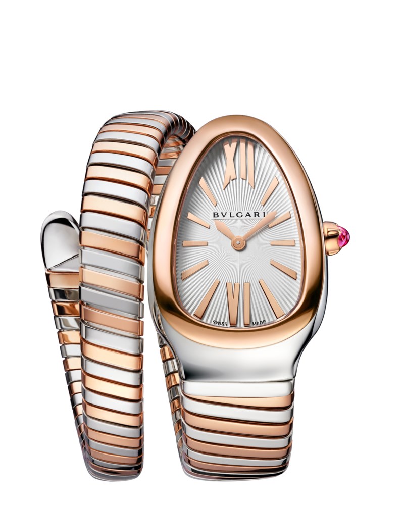 Klocka serpenti tubogas 35mm roséguld/stål 1