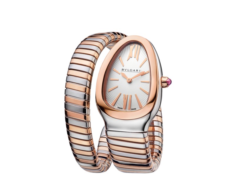 Klocka serpenti tubogas 35mm roséguld/stål 3