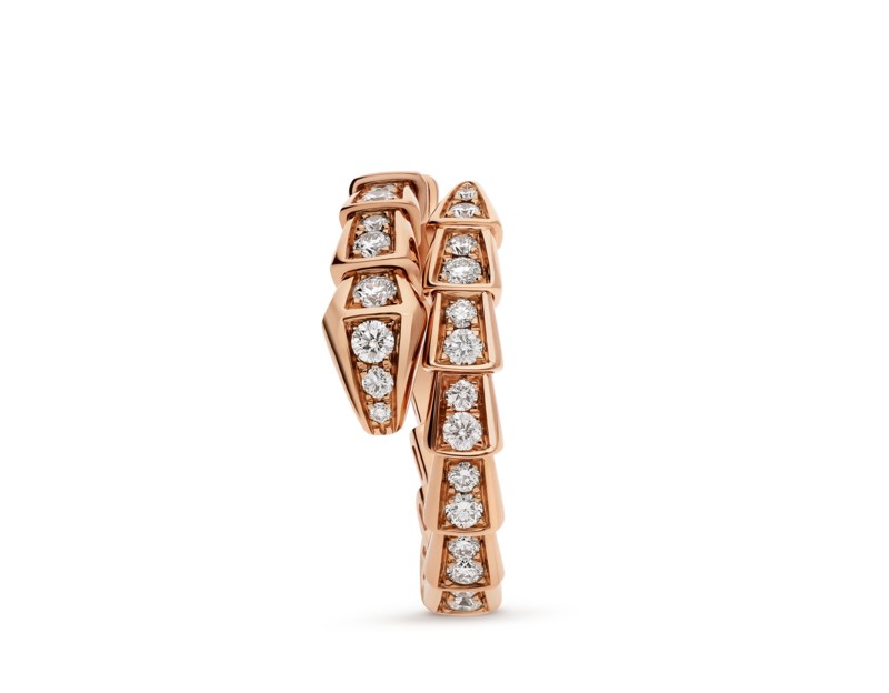 Bvlgari Ring serpenti viper pave dam – bild 2