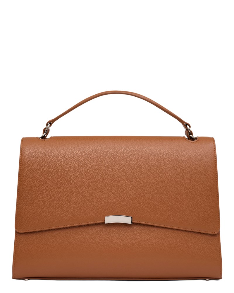 Väska signature briefcase caramel/silver 1