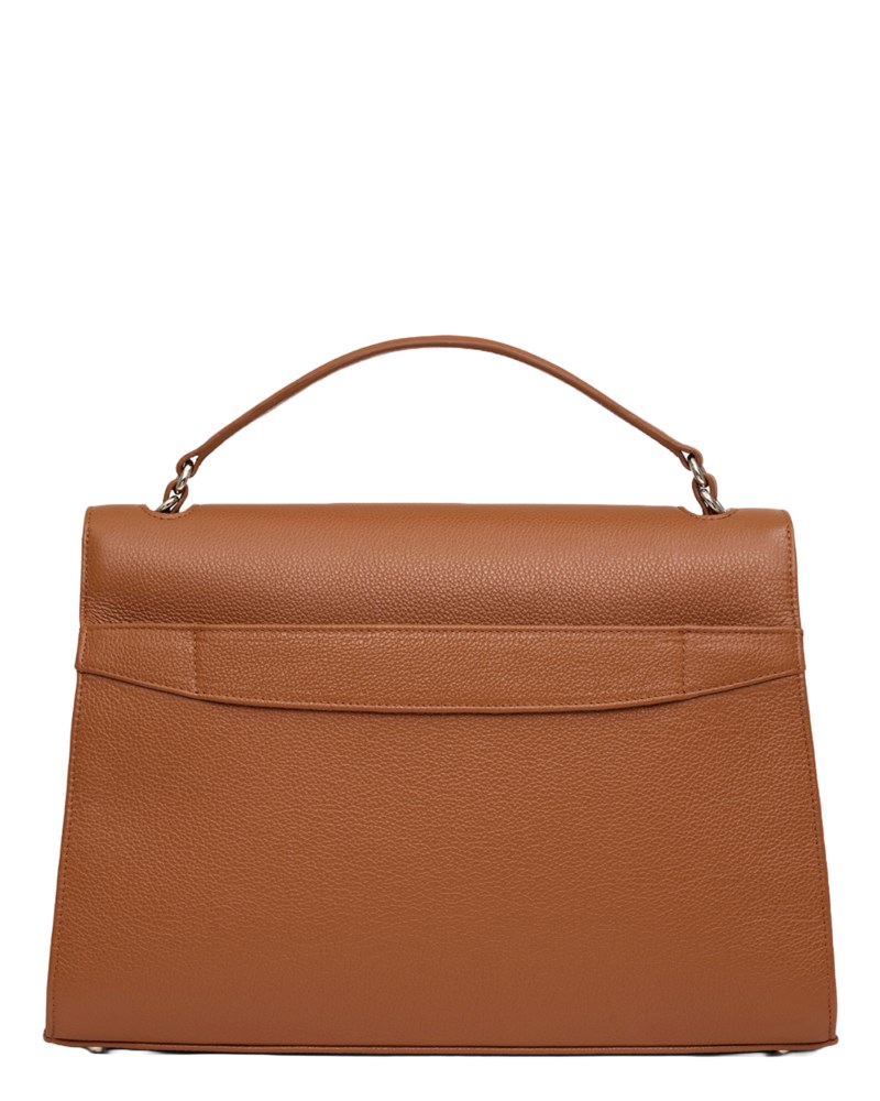 Väska signature briefcase caramel/silver 4
