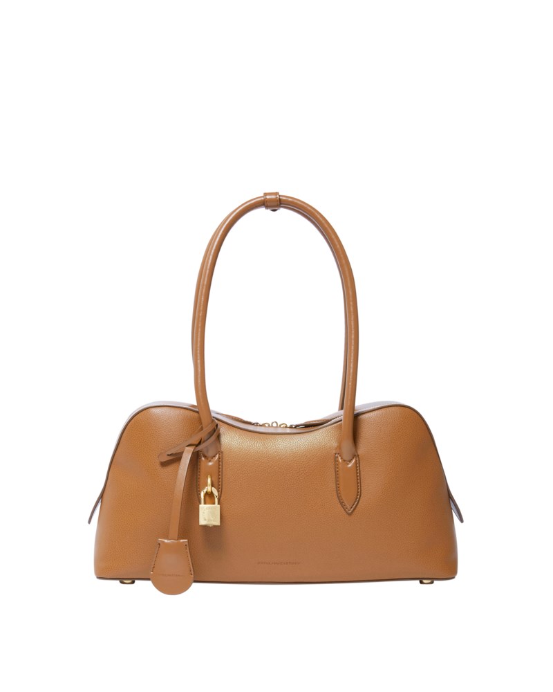 Axelremsväska stella ryder shoulder grainy cognac 1