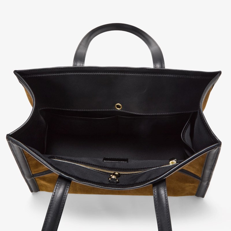 Väska capacious tote pecan/gold 5