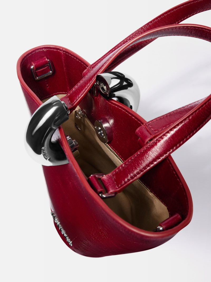 Handväska le petit bambola burgundy 5