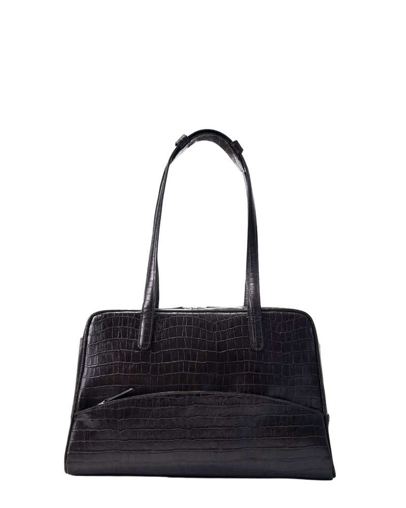 Väska 12h duffel bag black/silver croco 1