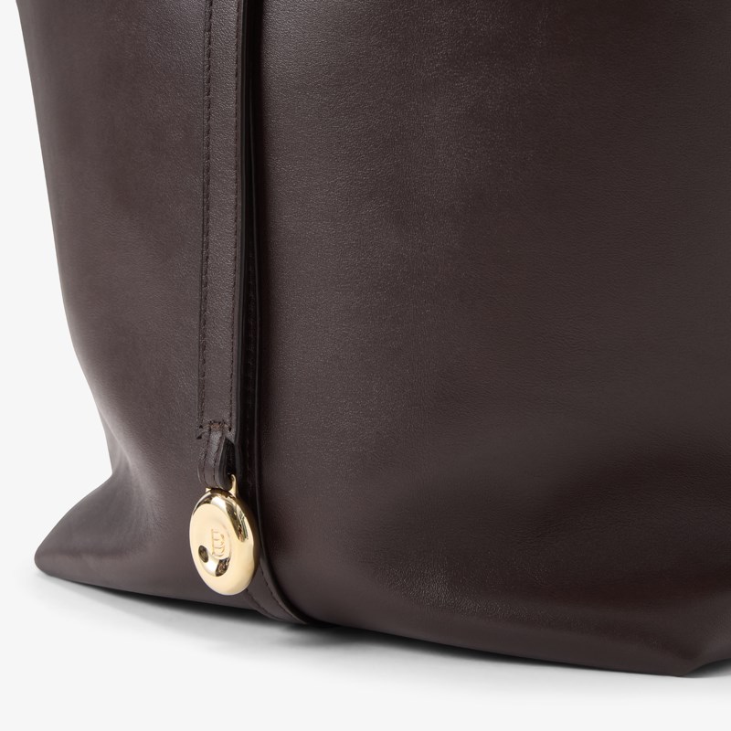 Väska bucket bag mocha/gold smooth 5