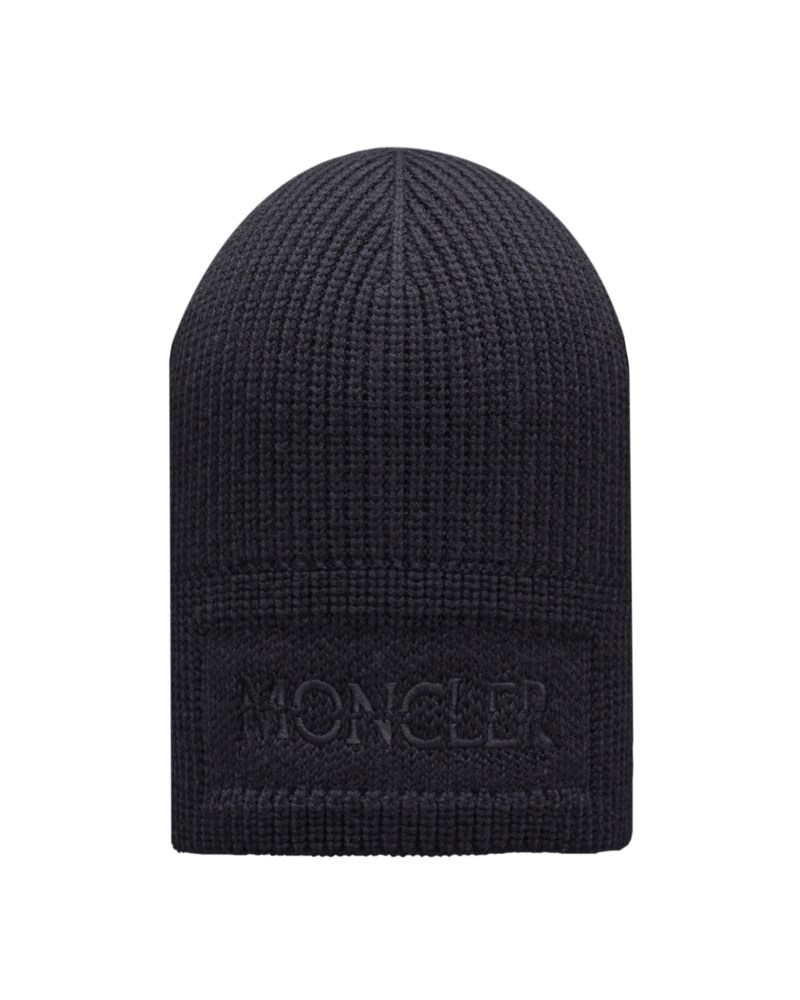 Mössa wool beanie svart 1