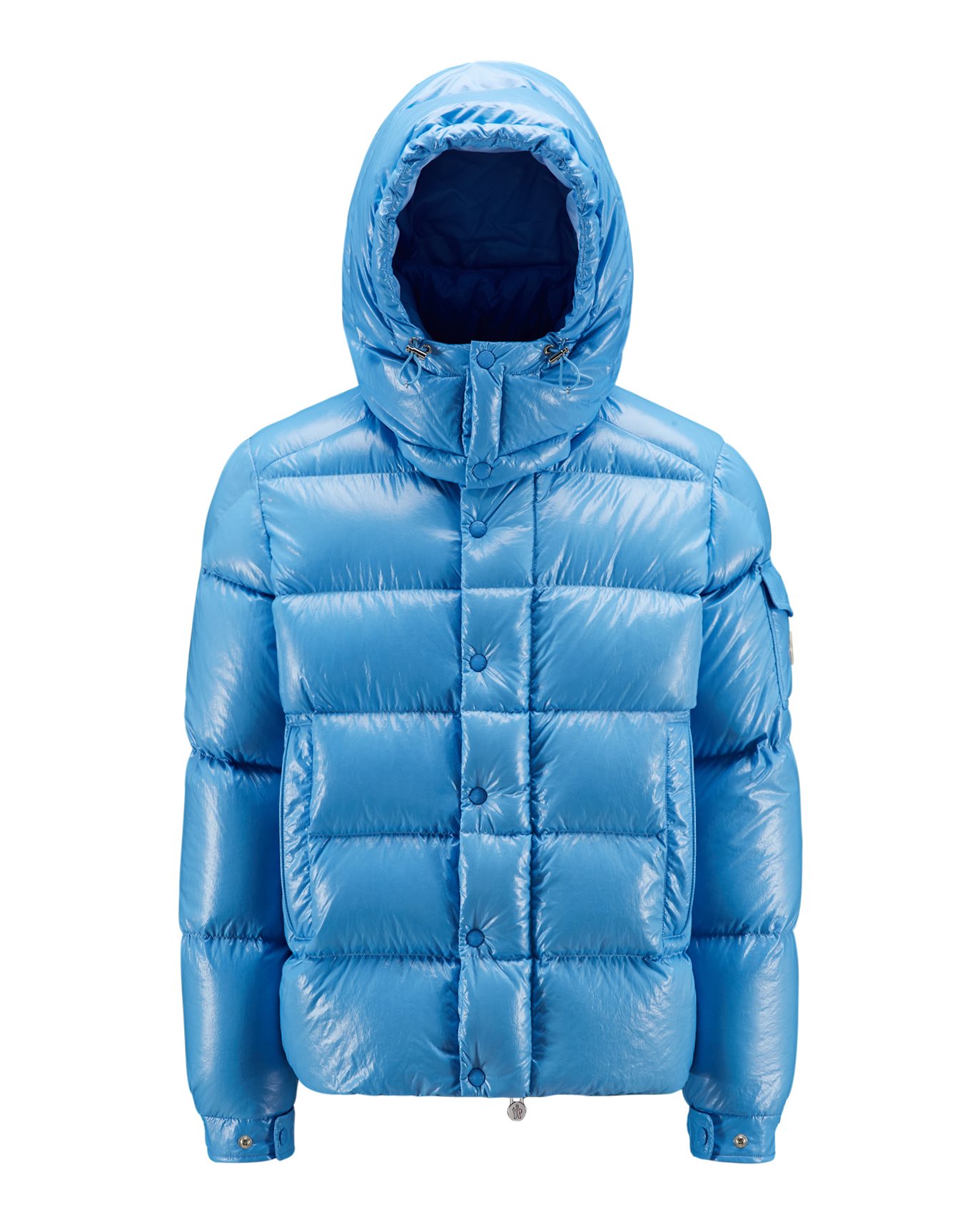 Moncler Puffer maya 70 short down jacket sky blue NK