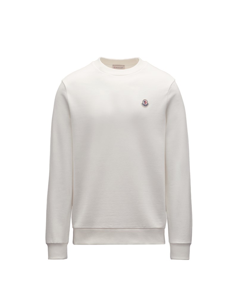 Sweatshirt logo patch grön 1