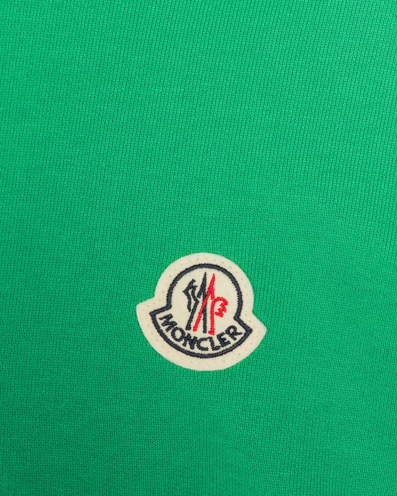 Sweatshirt logo patch grön 5