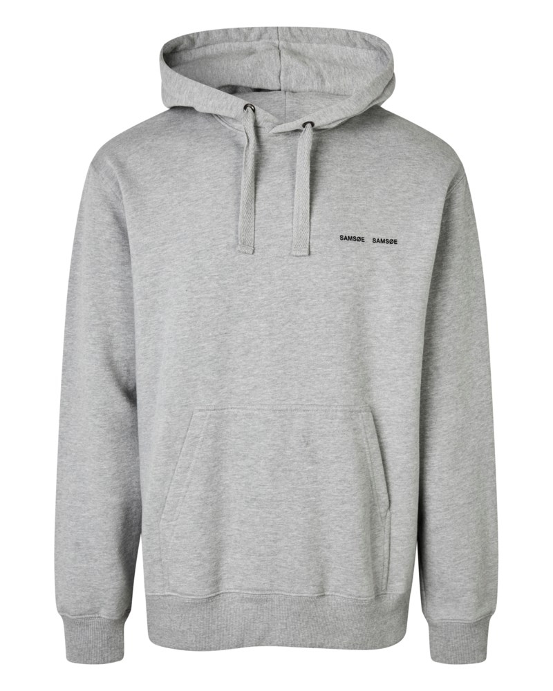 Hoodie norsbro grey melange 1